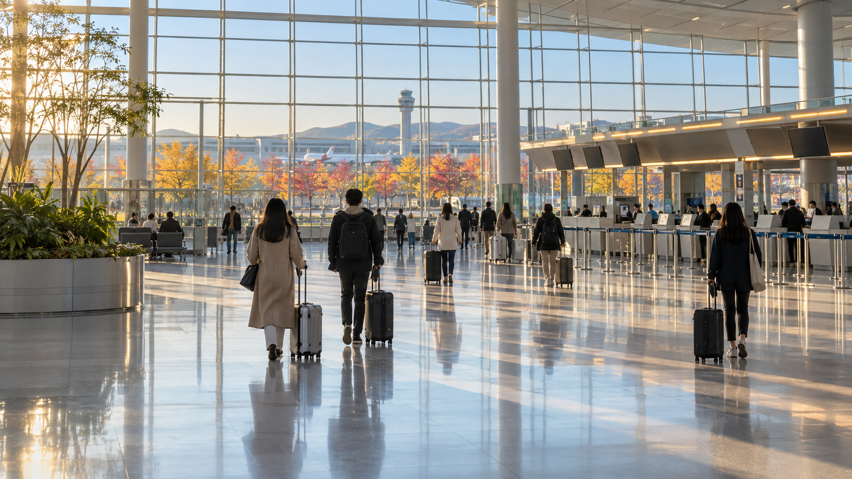 한글날·개천절 연휴 인천공항 만차 예보 — 추석 실측 기준